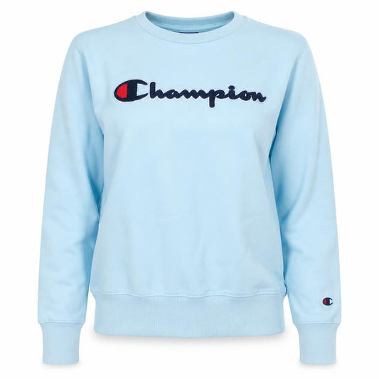 Womens UK XS Regular Champion Blue Pullover Sweatshirt