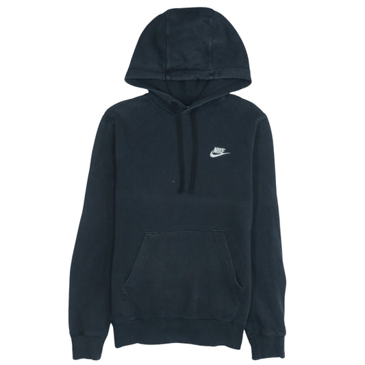 Nike Mens Black XS Pullover Hoodie Fleece Logo Sweatshirt