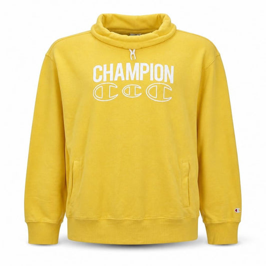 Mens UK XL Regular Champion Yellow Pullover Sweatshirt