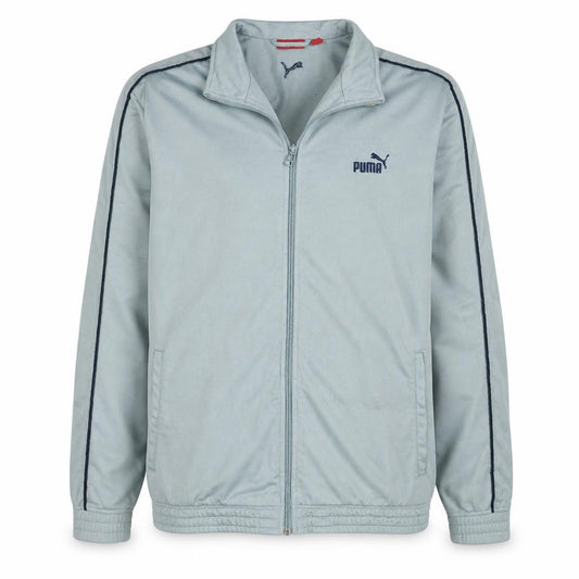 Puma Men’s Grey 2XL Track Jacket Full Zip Polyester Sportswear