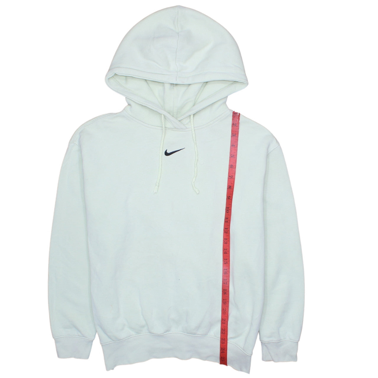 Nike Men’s White XS Pullover Hoodie Logo Fleece Sweatshirt
