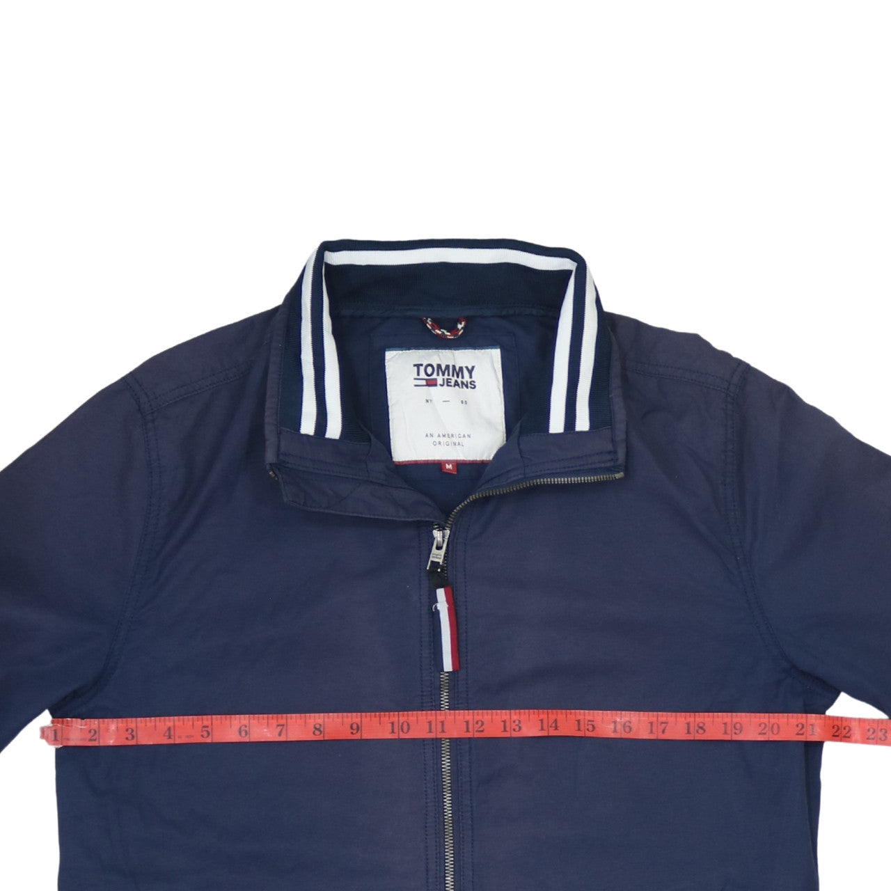 Tommy Jeans Men’s Blue Cotton Full Zip Jacket Size M Classic