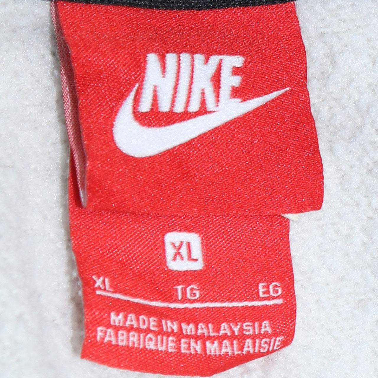 Nike Air Mens XL Pullover Hoodie Grey White Black Logo Sportswear