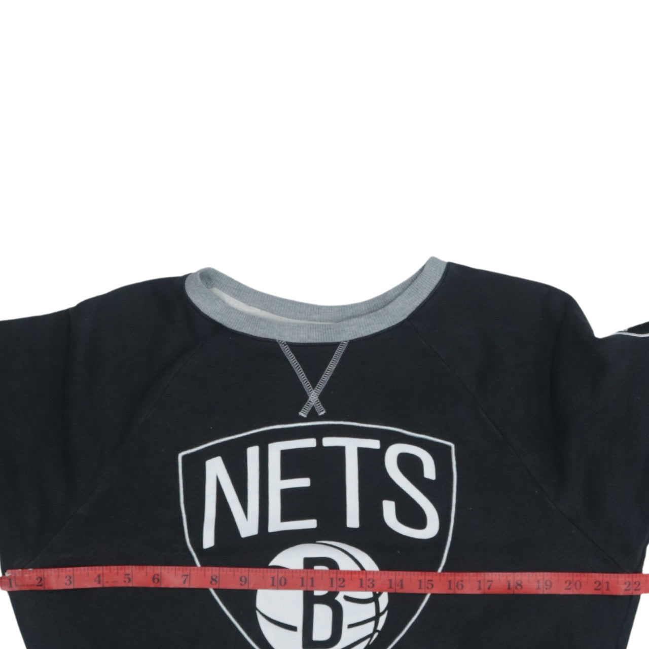 Adidas Womens Brooklyn Nets Black Sweatshirt Size 10 S