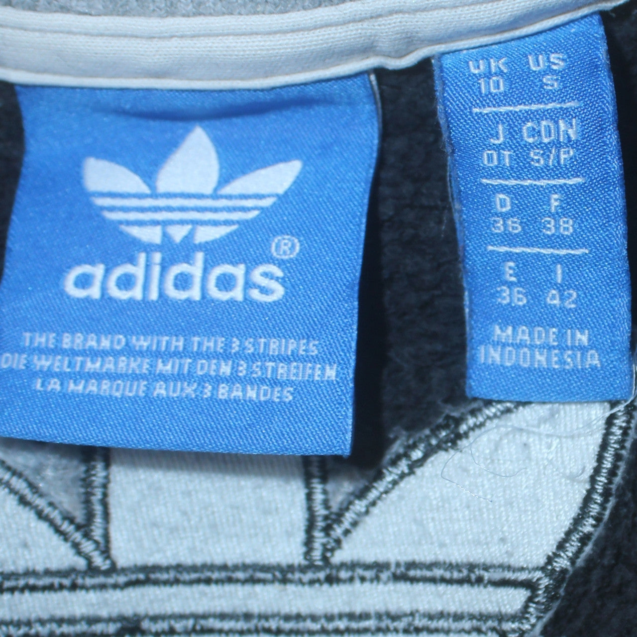 Adidas Womens Brooklyn Nets Black Sweatshirt Size 10 S