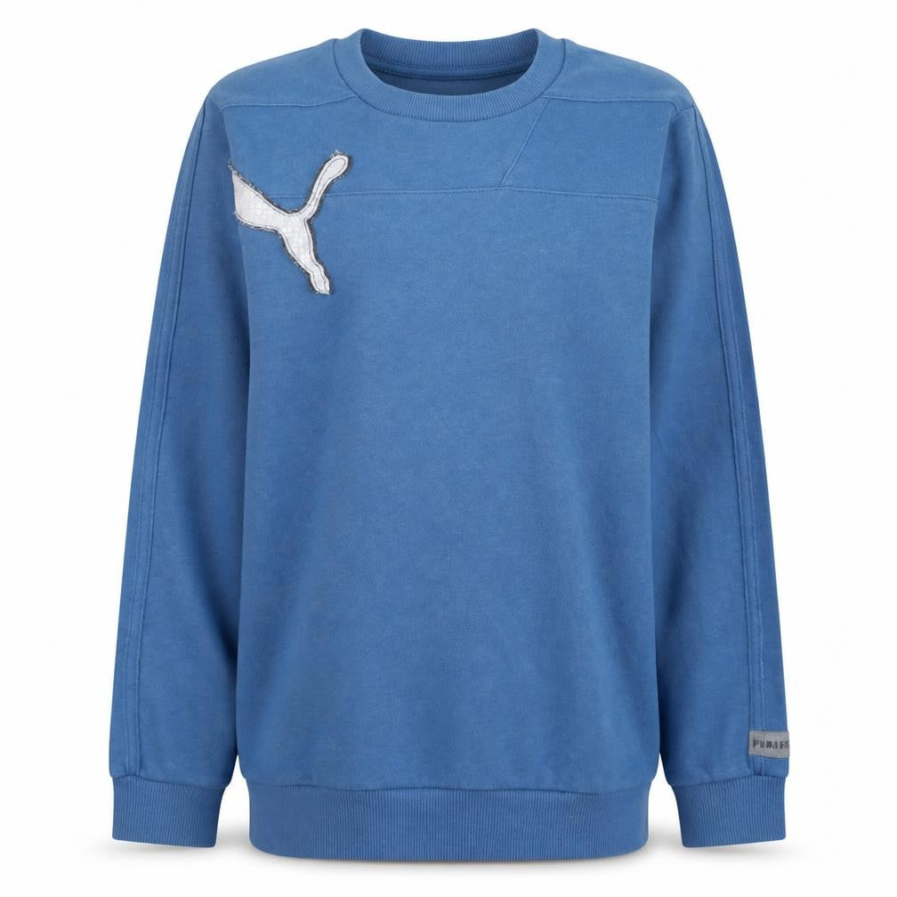 Teens UK 24/26 Regular PUMA Blue Pullover Sweatshirt