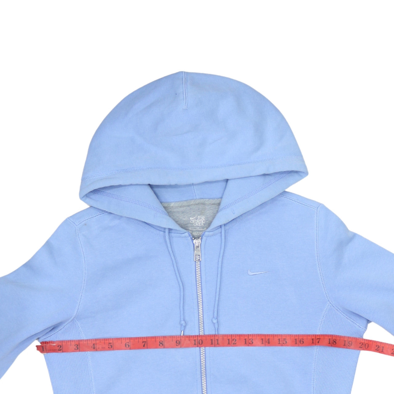 Nike Women’s Blue Full Zip Hoodie Small Cotton Blend