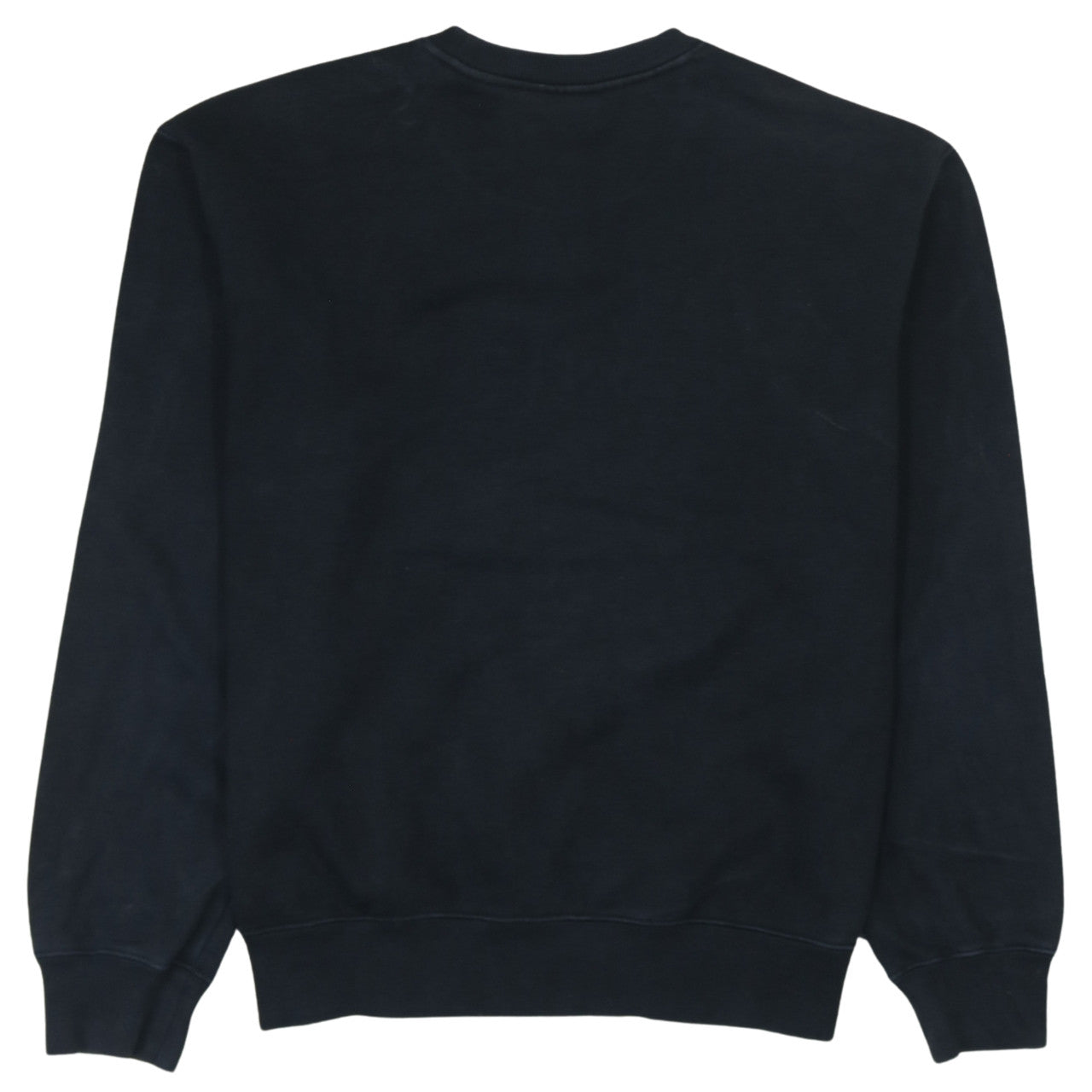 Carhartt Mens Black Embroidered Logo Crew Neck Sweatshirt M