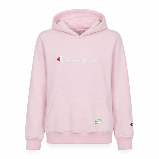 Womens UK M Regular Champion Pink Pullover Hoodie