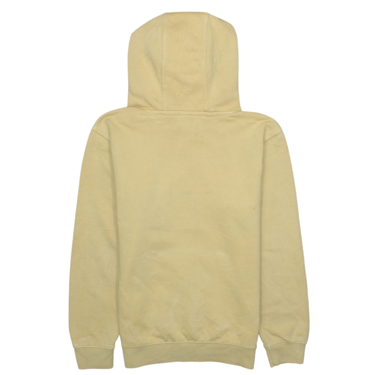 Quiksilver Mens Beige Pullover Hoodie Small Regular Fit Logo