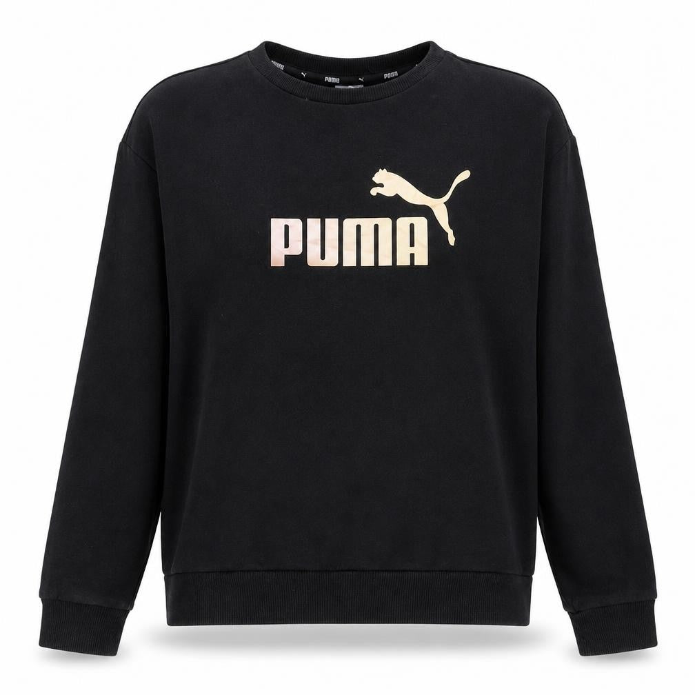 Womens UK M Regular PUMA Black Pullover Sweatshirt