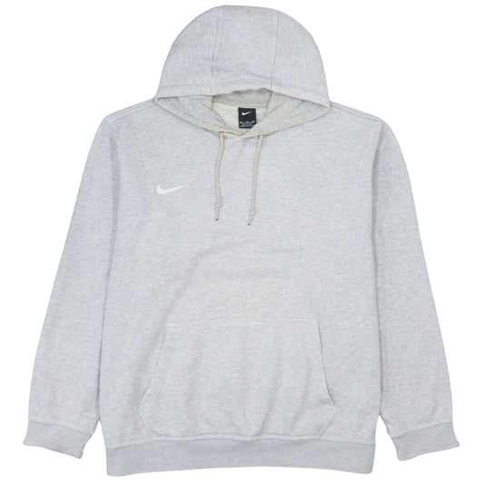 Nike Men’s Grey Pullover Hoodie 2XL Regular Fit Logo Sportswear