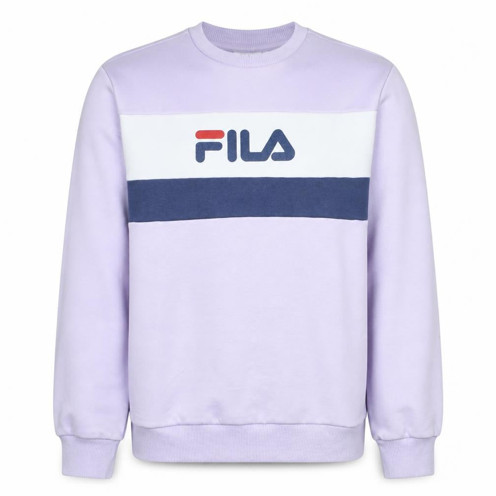 Mens UK XS Regular FILA Purple Pullover Sweatshirt