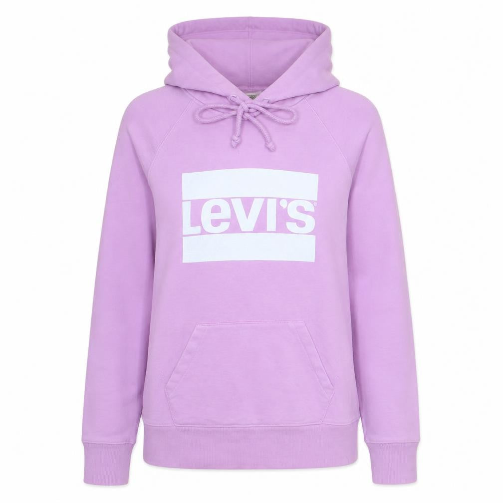 Womens UK 2XS Regular Levi's Pink Pullover Hoodie