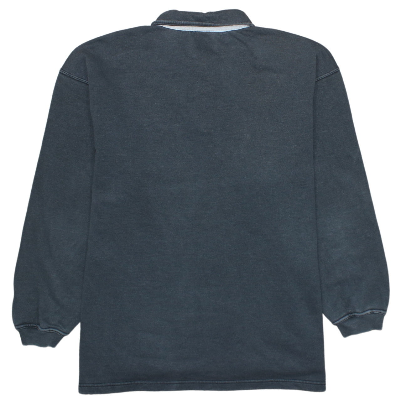 Reebok Mens Black L Sweatshirt 1/4 Zip Collared Retro Sportswear