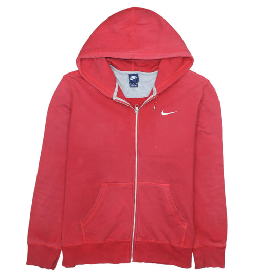 Nike Mens Red XL Full Zip Hoodie Sweatshirt Hooded Jacket