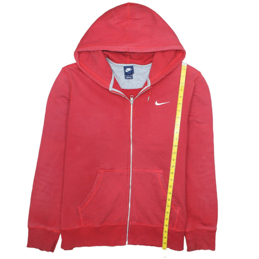 Nike Mens Red XL Full Zip Hoodie Sweatshirt Hooded Jacket