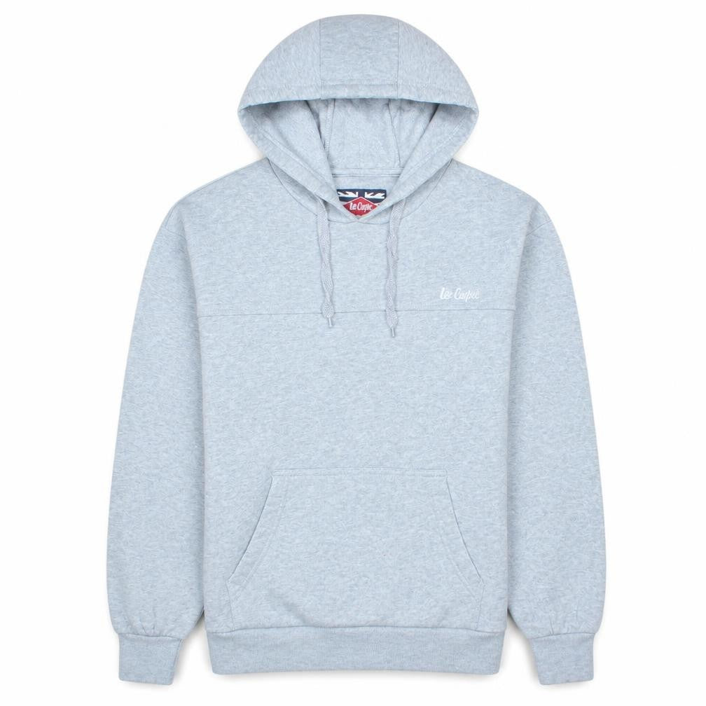 Mens UK S Regular Lee Cooper Grey Pullover Hoodie