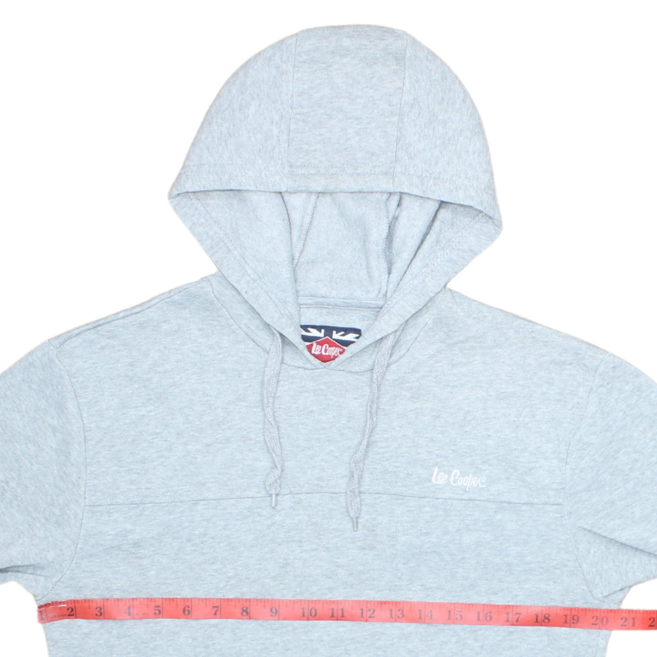 Lee Cooper Mens Grey Pullover Hoodie Small Regular Fit
