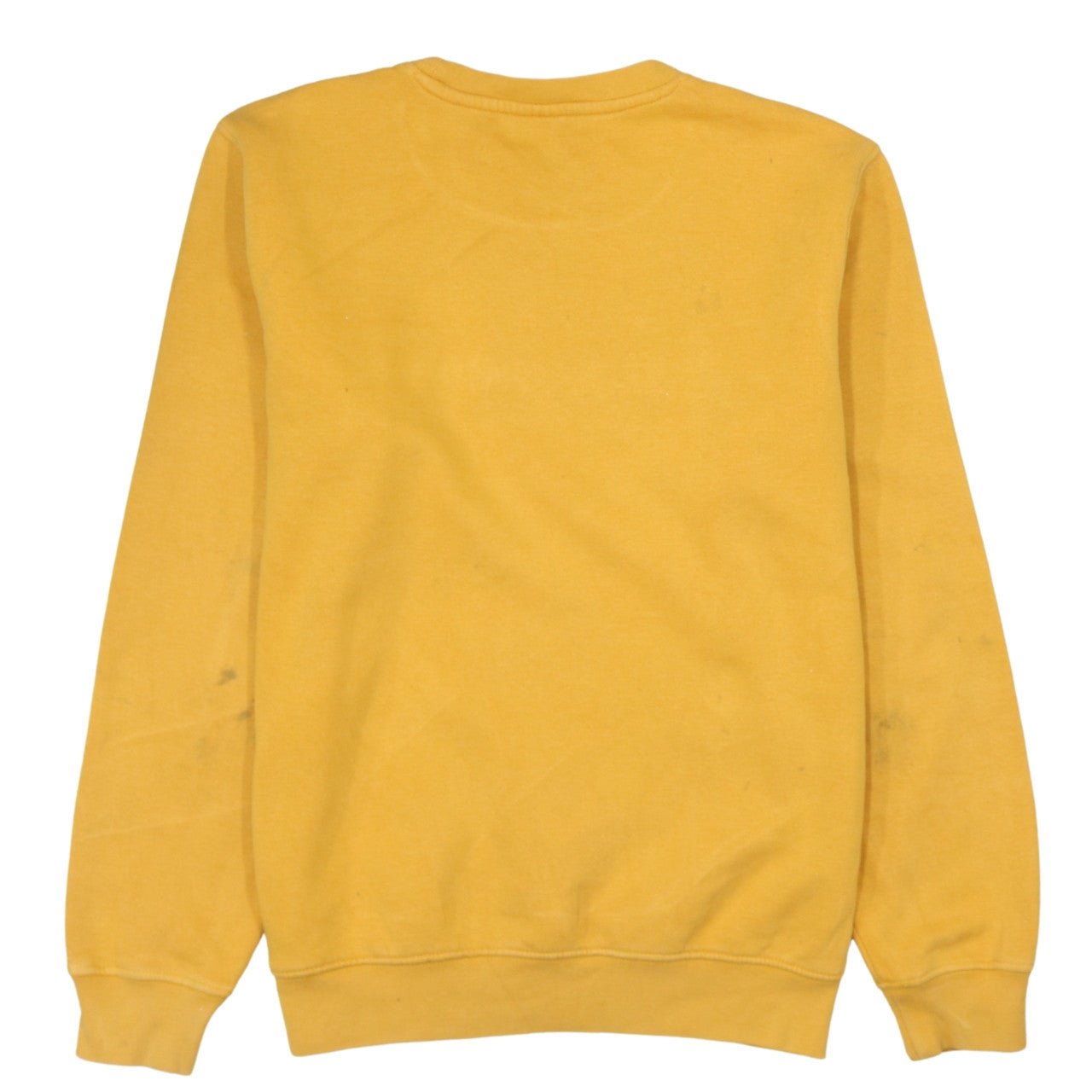 Champion Men's Yellow Small Pullover Sweatshirt Logo Fleece