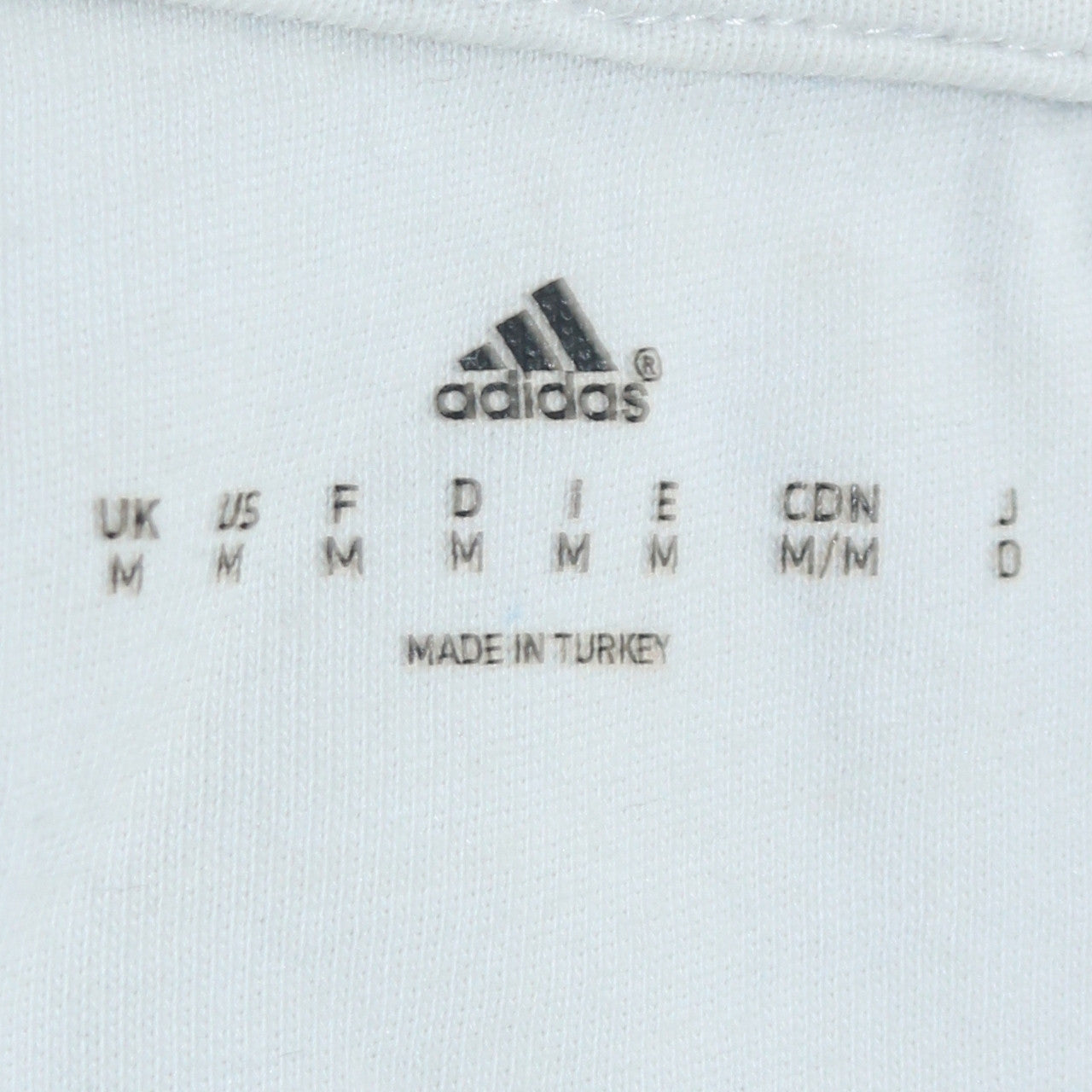 Adidas Men’s Blue White Full Zip Hoodie Size M Sportswear
