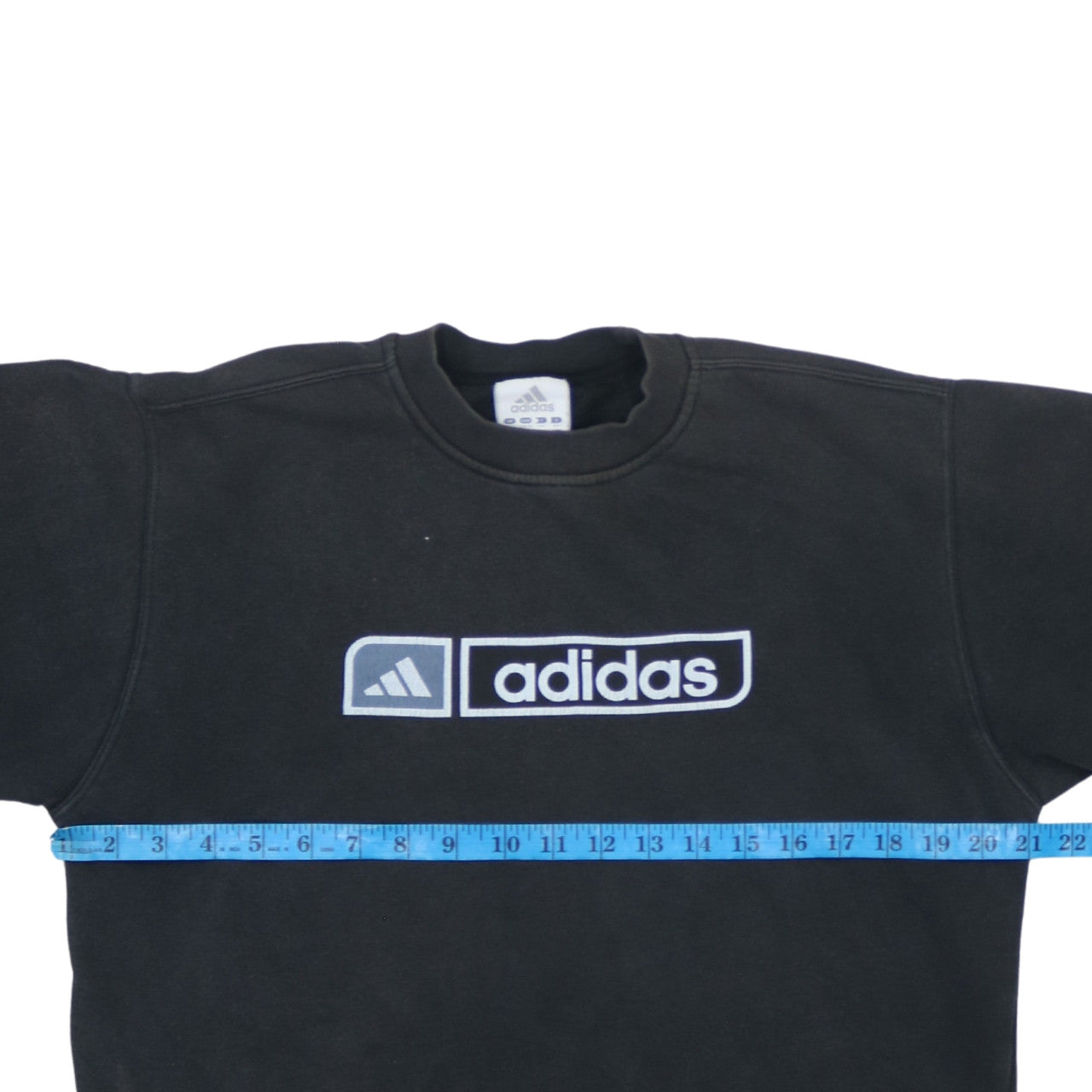 Adidas Men’s Black Pullover Sweatshirt L Crew Neck Logo Sportswear