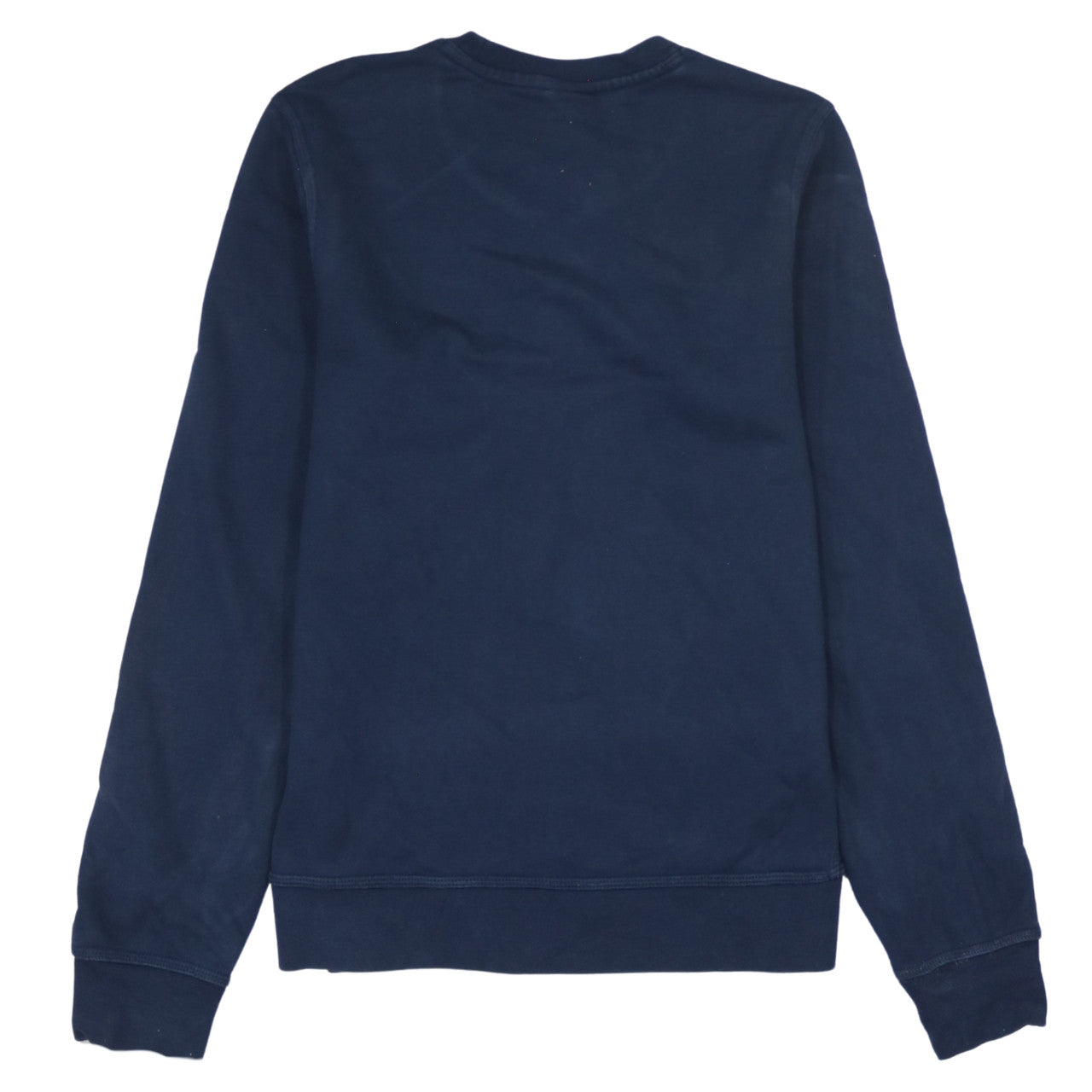 Nike Mens Blue Small Crew Neck Pullover Sweatshirt Logo Sportswear