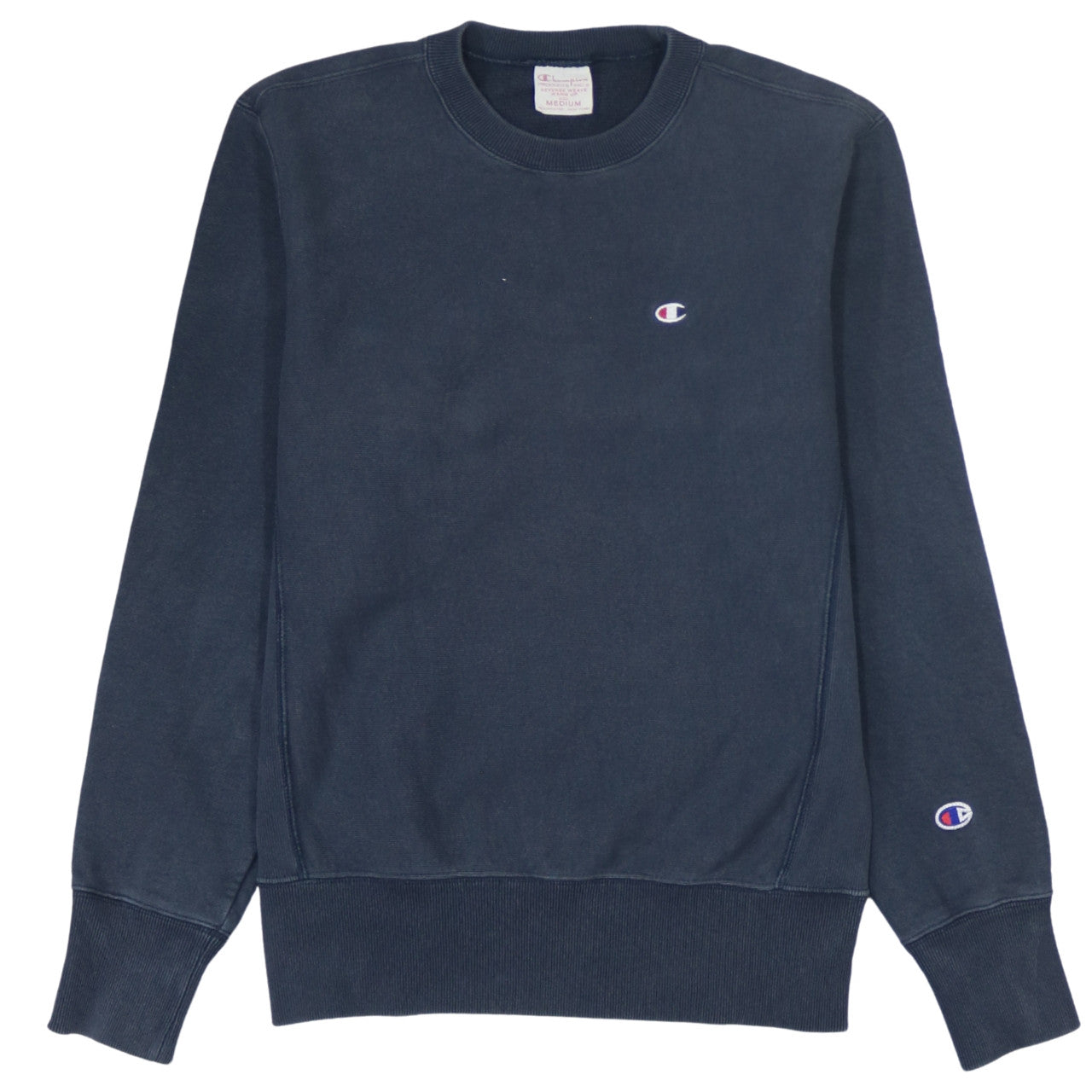 Champion Men's Blue Medium Reverse Weave Crewneck Sweatshirt