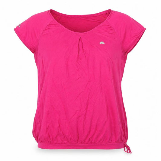 Womens UK Size XL ellesse Pink Viscose Blend T-Shirt