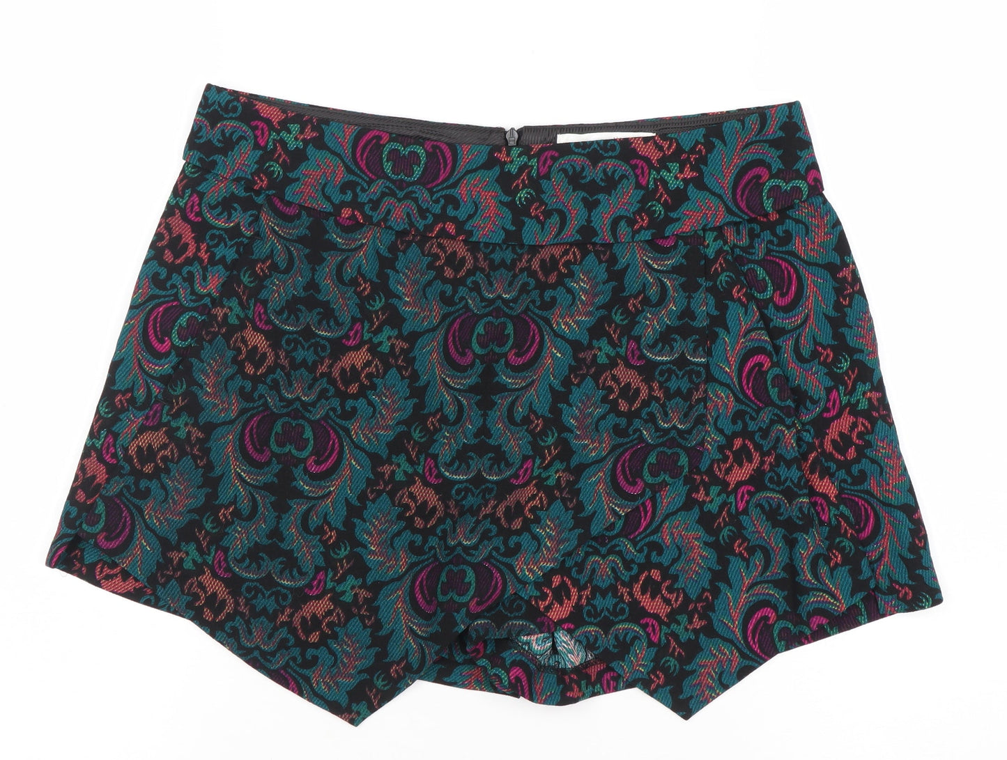 Urmoda Womens Multicoloured Jacquard Shorts Size M Regular Fit