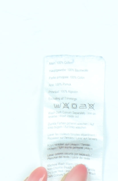 Joules Boys Blue Graphic Tiger Gorilla T-Shirt 7-8 Years Cotton Casual