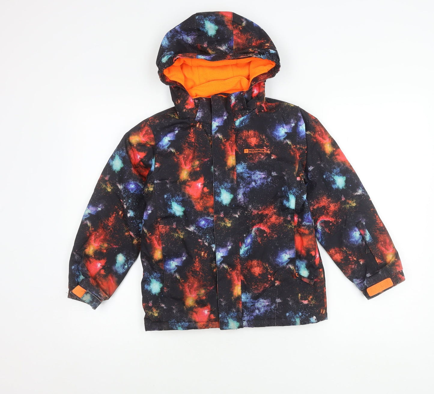 Mountain Warehouse Boys Multicoloured Galaxy Ski Jacket 7-8Y Hooded Winter Coat