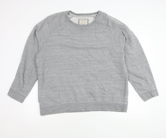 Fat Face Mens Grey XL Pullover Sweatshirt Crew Neck Cotton