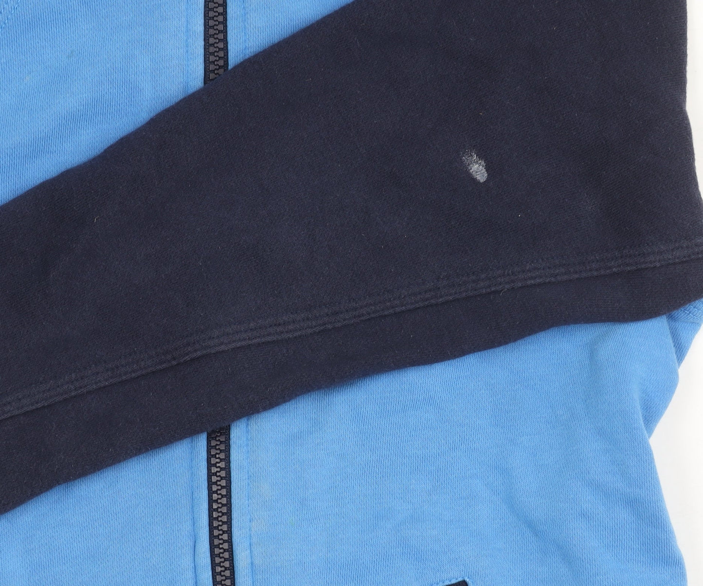 Nike Boys Blue Full Zip Hoodie Jacket 6-7Y Cotton Blend Sportswear