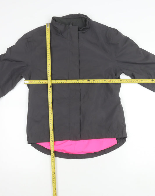 Crane Womens Black Size 8 Windbreaker Jacket Lightweight Cycling