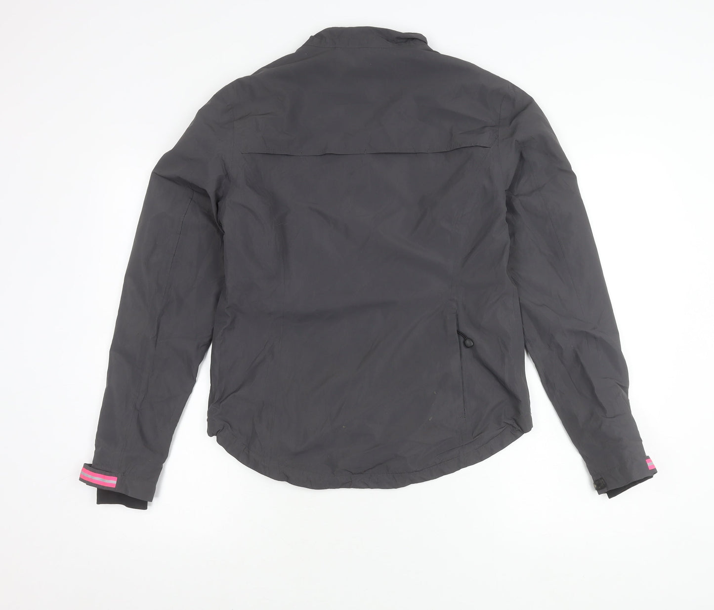 Crane Womens Black Size 8 Windbreaker Jacket Lightweight Cycling