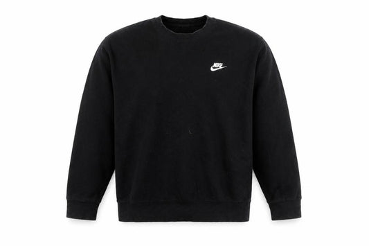 Mens UK M Regular Nike Black Pullover Sweatshirt