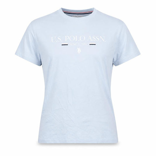 Womens UK Size XS U.S. Polo Assn. Blue 100% Cotton T-Shirt
