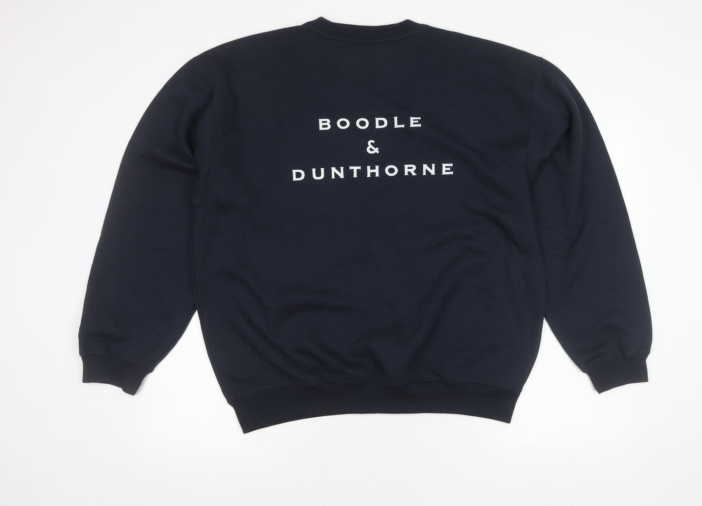 Reebok Men’s Navy Blue Large Pullover Sweatshirt Crew Neck Logo