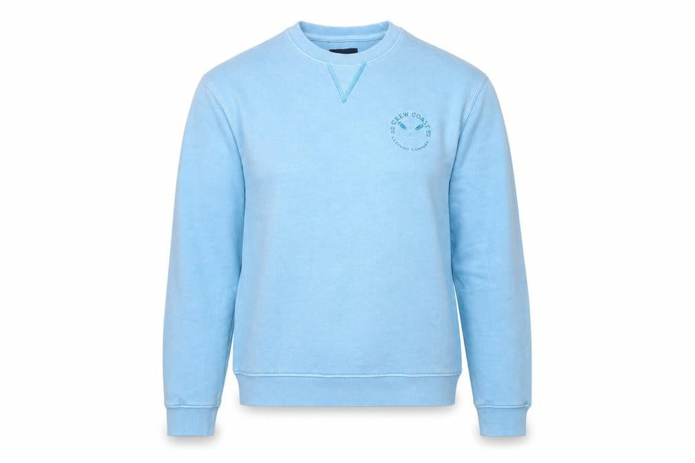 Womens UK 10 Regular Crew Clothing Company Blue Pullover Sweatshirt