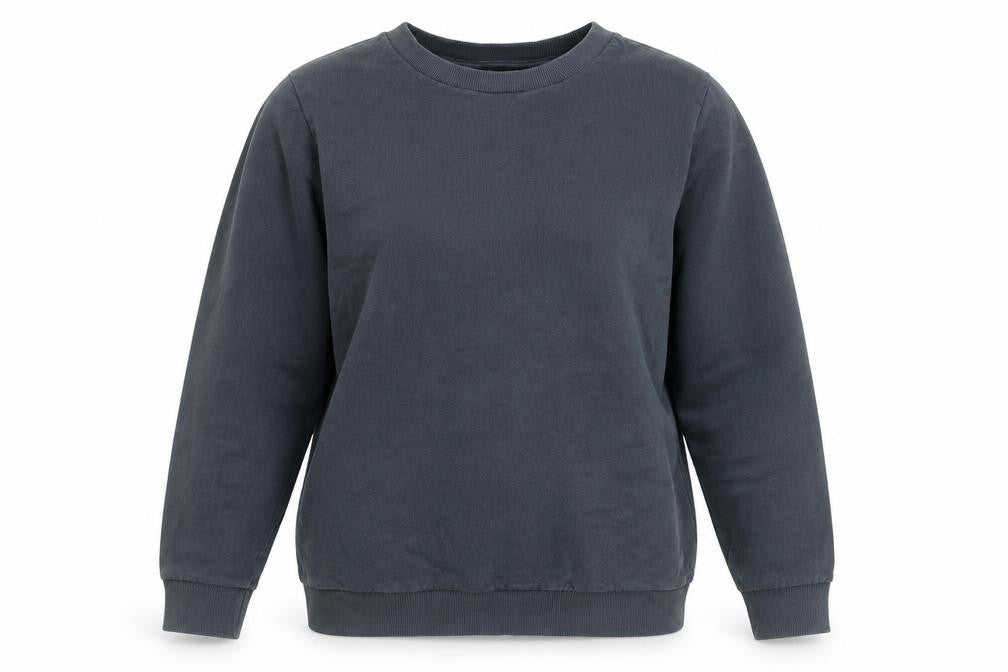 Topshop Women’s Blue Pullover Sweatshirt UK 6 Cotton Blend
