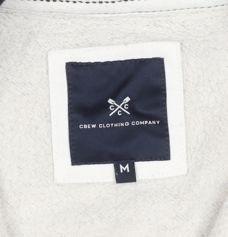 Crew Clothing Company Men's Grey Full Zip Jacket Size M Regular Fit
