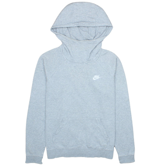 Nike Men’s Grey Pullover Hoodie M Regular Fit Sportswear