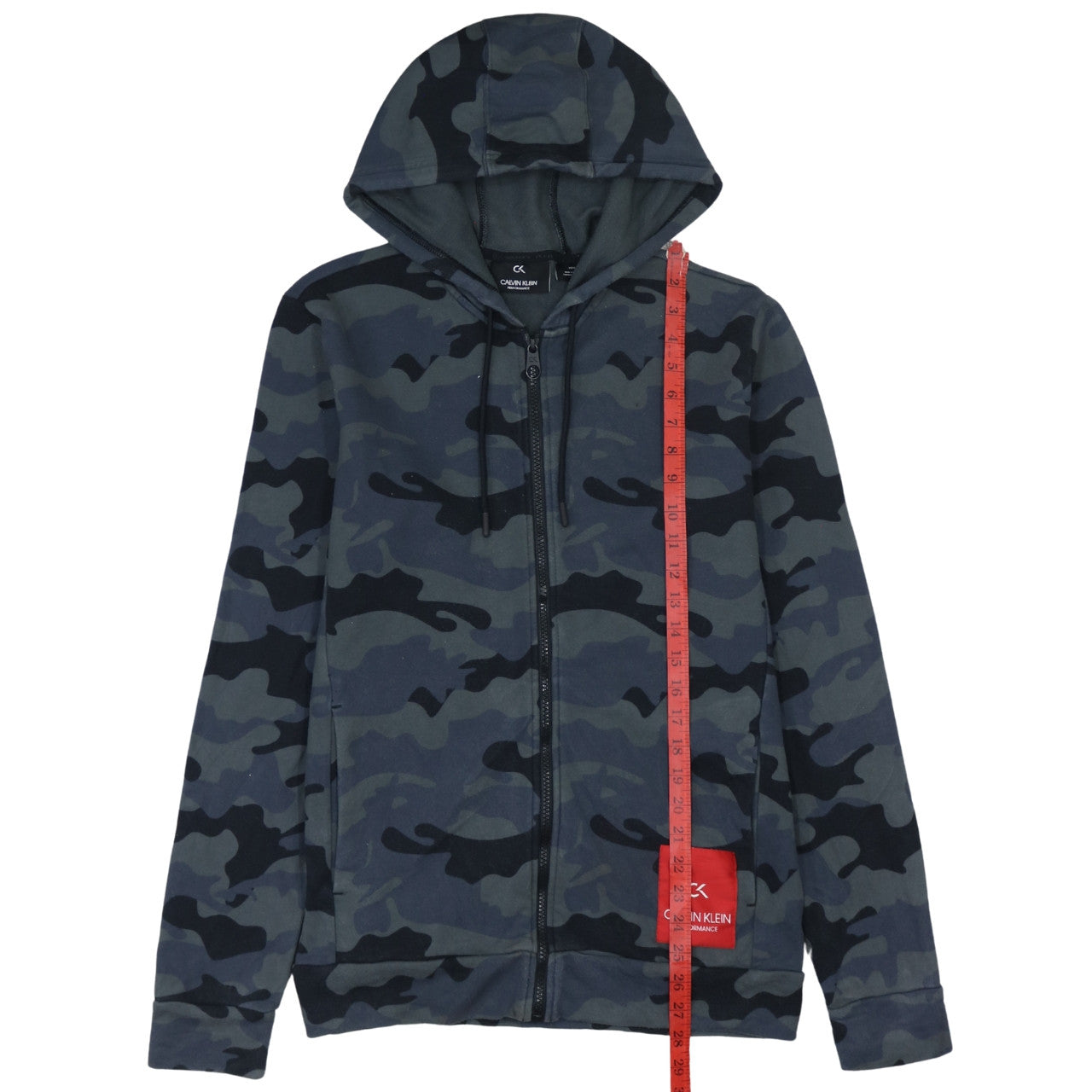 Calvin Klein Men's Camouflage Full Zip Hoodie Size M Cotton