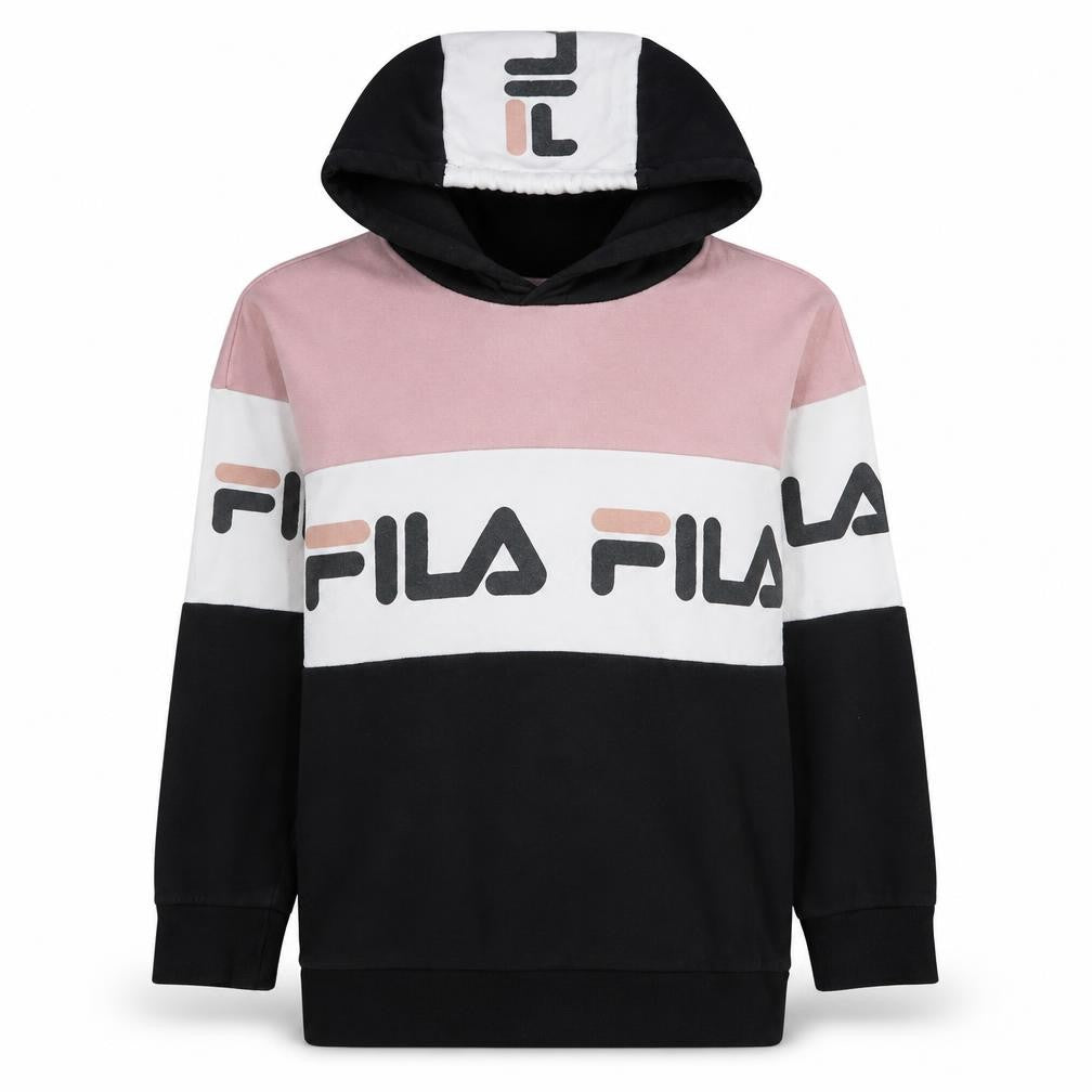 Womens UK 2XS Regular FILA Multicoloured Pullover Hoodie