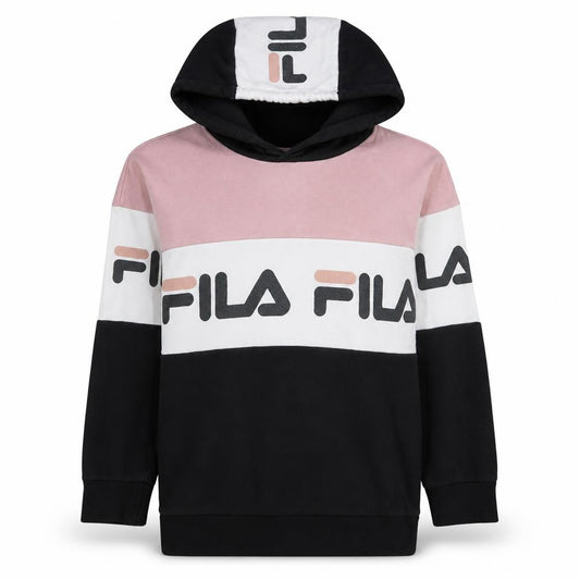 Womens UK 2XS Regular FILA Multicoloured Pullover Hoodie