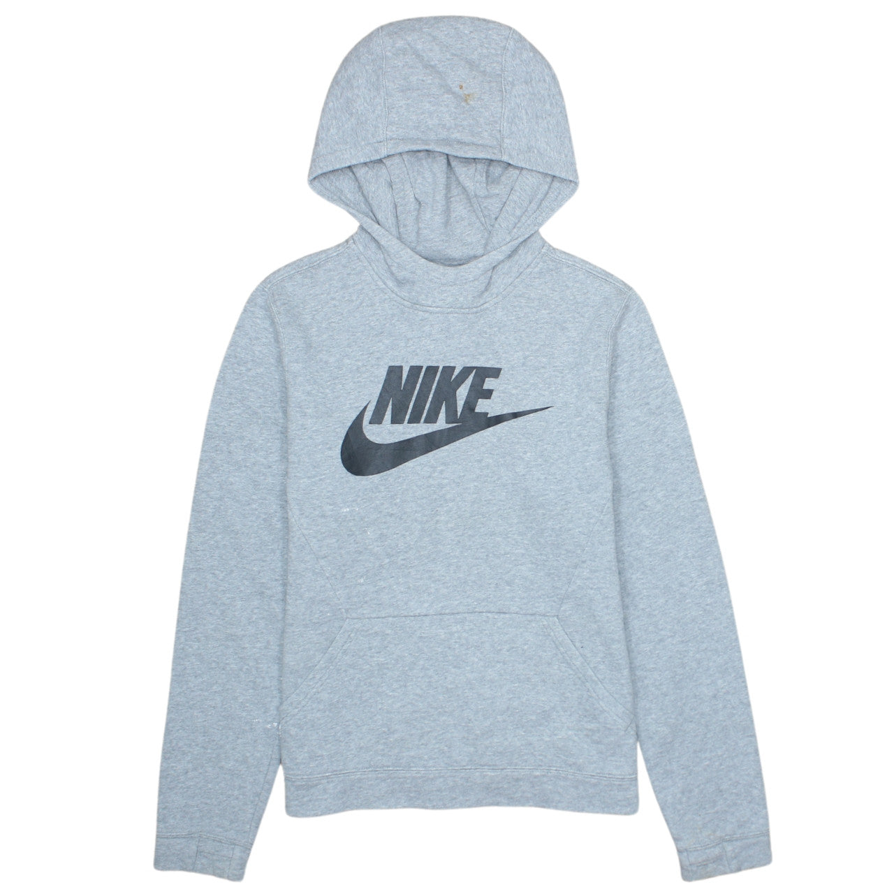 Nike Teens Grey XL Pullover Hoodie Logo Sportswear Fleece