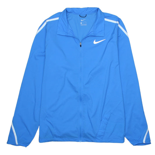 Nike Men's Blue Small Track Jacket Full Zip Lightweight Sportswear