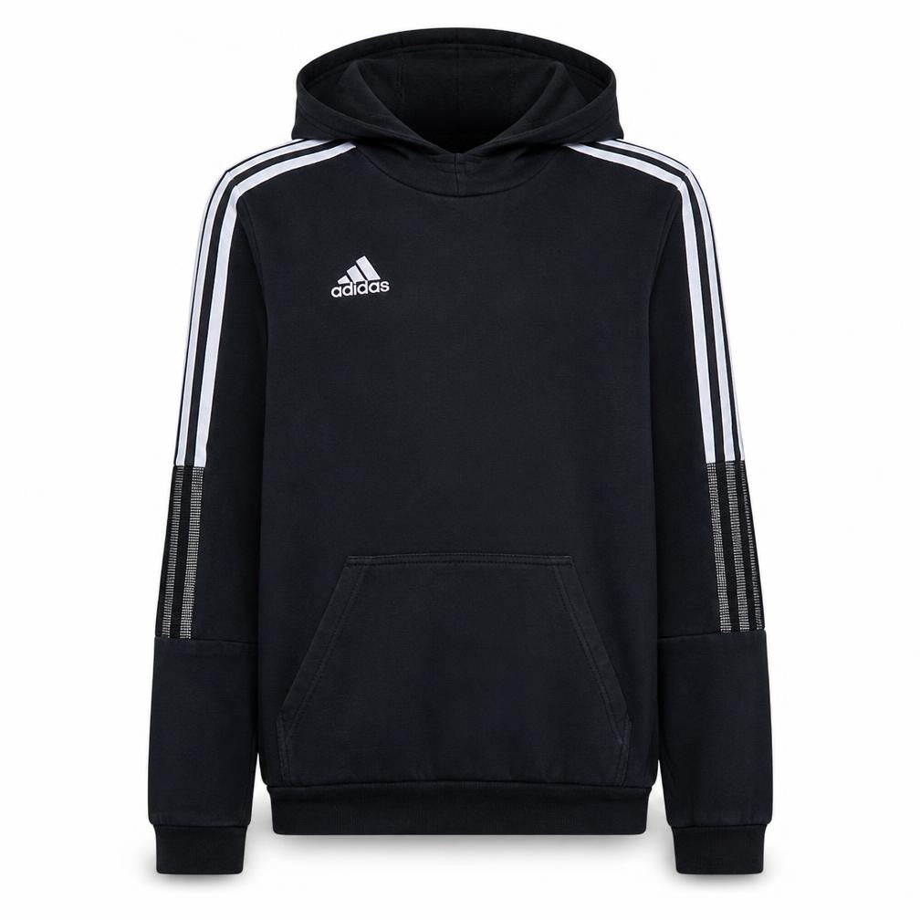 Mens UK S Regular adidas Black Pullover Hoodie