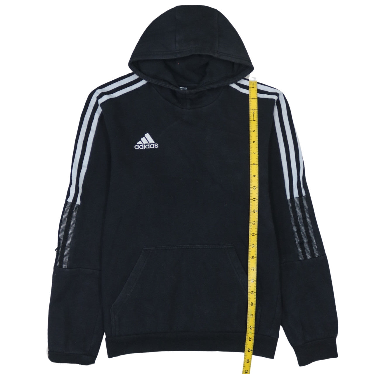 Adidas Men’s Black Small Pullover Hoodie Long Sleeve Sportswear